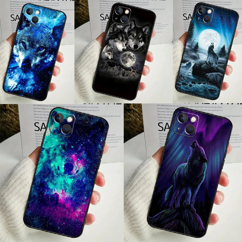Wild Wolf Soft Cover Phone Case - Striking Design