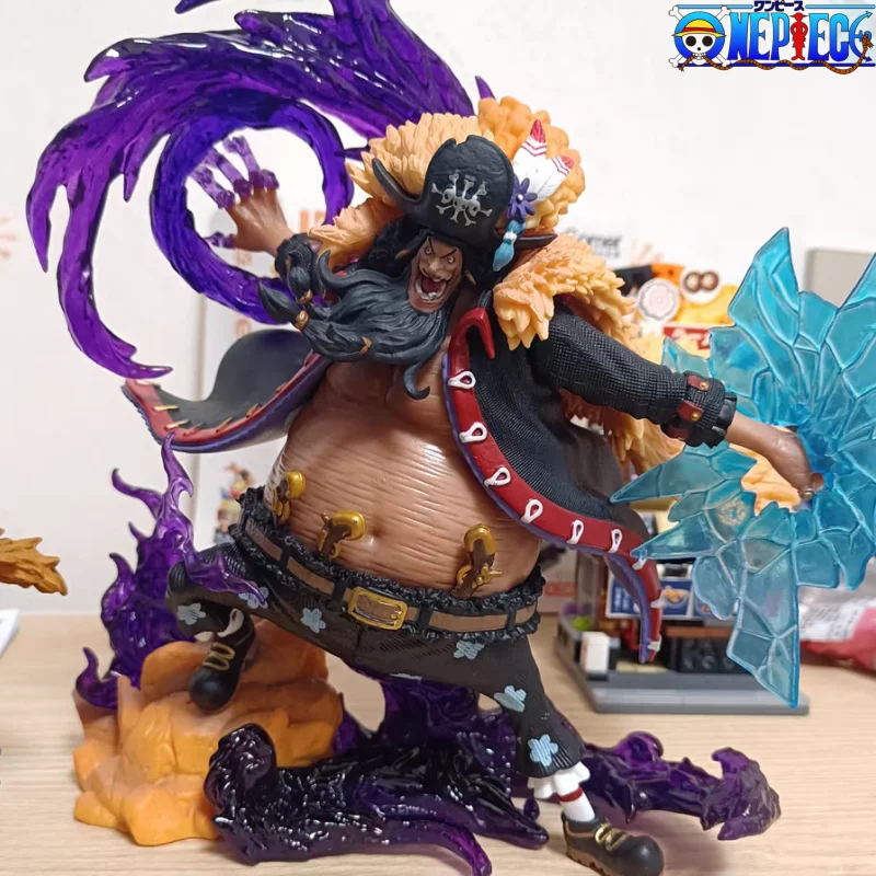 

22cm One Piece Anime Figure Blackbeard Action Figurine Black Beard Marshall D Teach Gk Pvc Statue Model Collection Toys Gifts