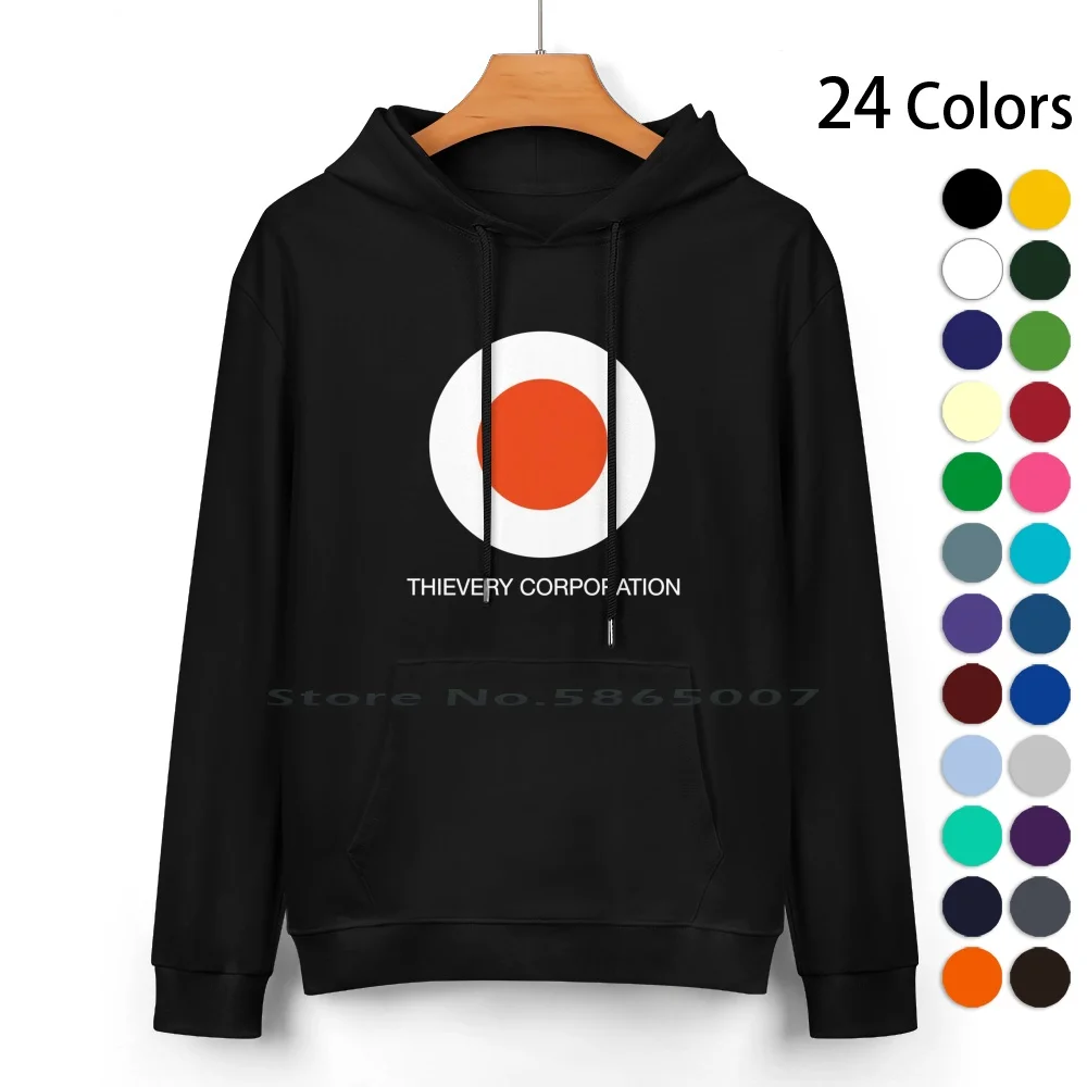 

Thievery Corporation Pure Cotton Hoodie Sweater 24 Colors Corporation Thievery Chill Downtempo Electronic Musical Group Ambient