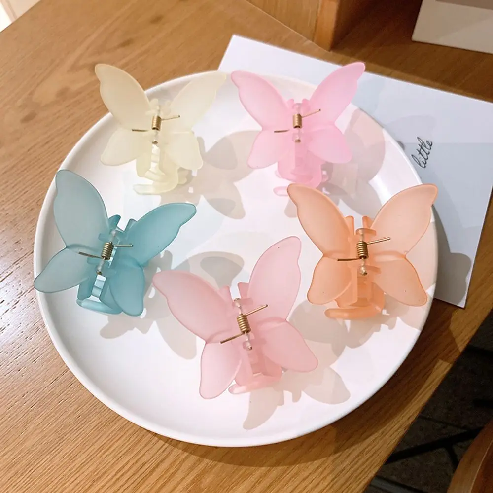 Hair Claw, Hair Clips, Hair Accessories Mini Butterfly Hairpin Barrettes Colorful Hair Claw Women Girls Crab Hairpins Headband Styling