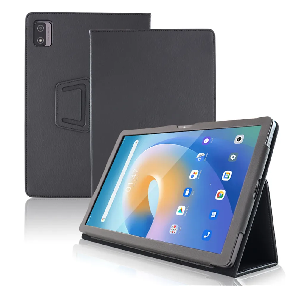 AKNICI Custodia Cover per Blackview Tab 12 Pro/Tab 13/Tab 12, Pelle PU Cover Custodia Protettiva con Cinghia di Sicurezza Magnete Funzione di Supporto per Blackview Tab 12 Pro/Tab 13/Tab 12 (Grigio