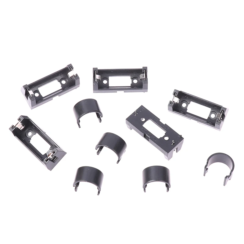 Plug-in CR123A Battery Holder 16340 Box LIR123A Storage Cover PCB DIY 5 Pcs battery holder battery box battery storage box battery case