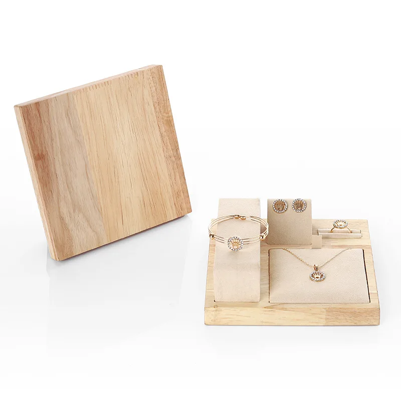 Jewelry Display Props Creative Flannel Display Holder Display Stand Case for Pendant Jewelry Show Rings Bedroom Girls