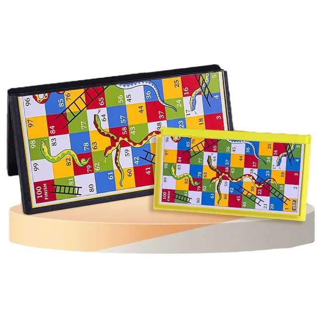 Compra online de Escada de cobra educacional crianças brinquedos  interessante jogo de tabuleiro conjunto portátil voando tabuleiro de xadrez jogo  de tabuleiro da família