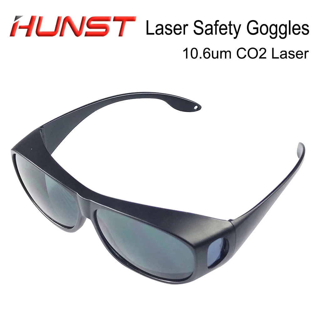 Laser goggles HUNST CO2 Laser Safety Glasses OD6+ For Marking Cutting Machine Parts 10600nm Protective Eyewear Goggles