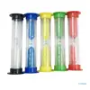 Sand Meter 30 Seconds/1 Minute/2 Minutes/3 Minutes/5 Minutes/10 Minutes Plastic Sand Timer Small Clock Hourglass Clocks 4