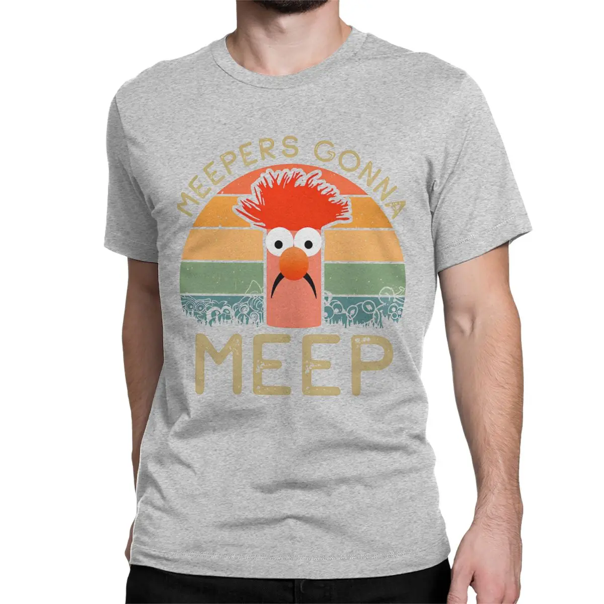 thumbnail image 1 of Camisetas de los Muppets Meepers Gonna Meep para hombre y mujer, de algodón, increíbles camisetas de cuello redondo, de manga corta, tallas grandes, 1 of 7