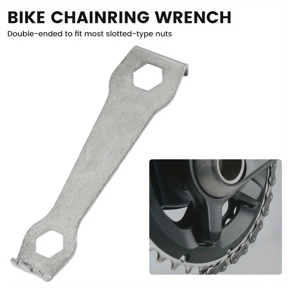 1PC Bike Chainring Wrench Bicycle Chainring Crankset Bolt Nut Screw Wrench Road Bike Removal Tool