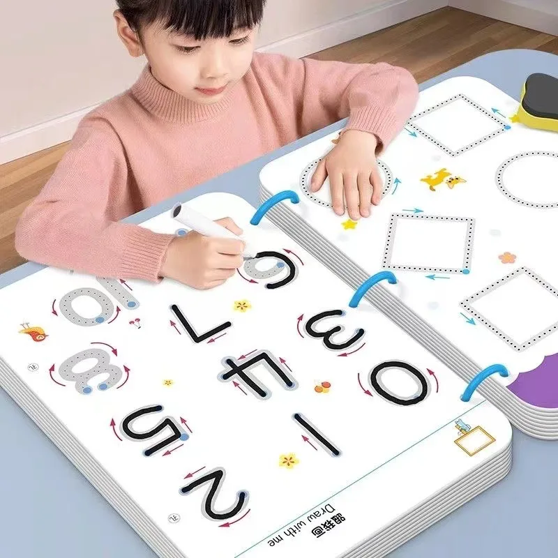 Pen Control Training with Erasable Paper for Fun Beginners Basic Handwriting Practice and Pen Control Training 4