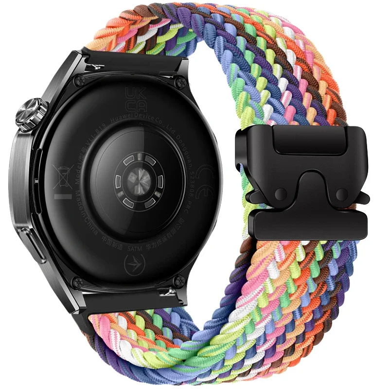 Braided Nylon Loop Strap – Versatile and Stylish Watch Bracelet, 22mm/20mm