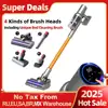 Cordless Handheld Vacuum Cleaner,27000PA,Touch Screen,Smart Dust Sensor,Auto Speed Control for Home Bed Carpet Clean
