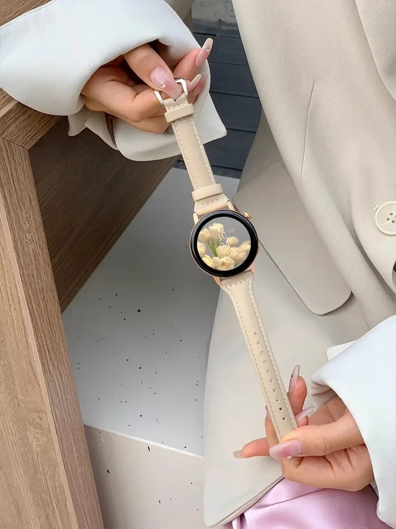 Elegant Slim Leather Strap - Universal Fit