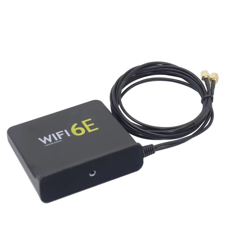 Motherboard WIFI6E Antenna 2.4G 5G 6G Tri-band Extension Cable SMA Antenna Signal Amplifier Wireless WWAN Card Router Magnetic