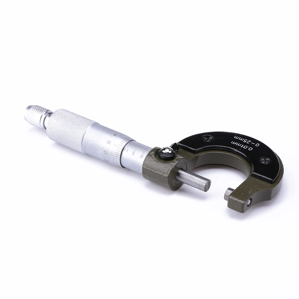 실용적인 측정 마이크로미터 탄소강 미터법 마이크로미터 정밀 도구 마이크로미터 게이지 미터 정확한 측정 도구