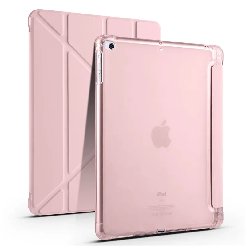 Premium PU Leather Fold Stand Case with Pen Holder
