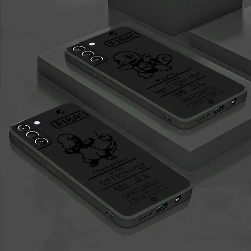 Custodia Per Telefoni Per Samsung Galaxy S22 S24 Plus Ultra S10 4G S9 S20 Fe S23 S21 Plus 20 S10E Coque Funda Japanes Trend Anime Squirtle