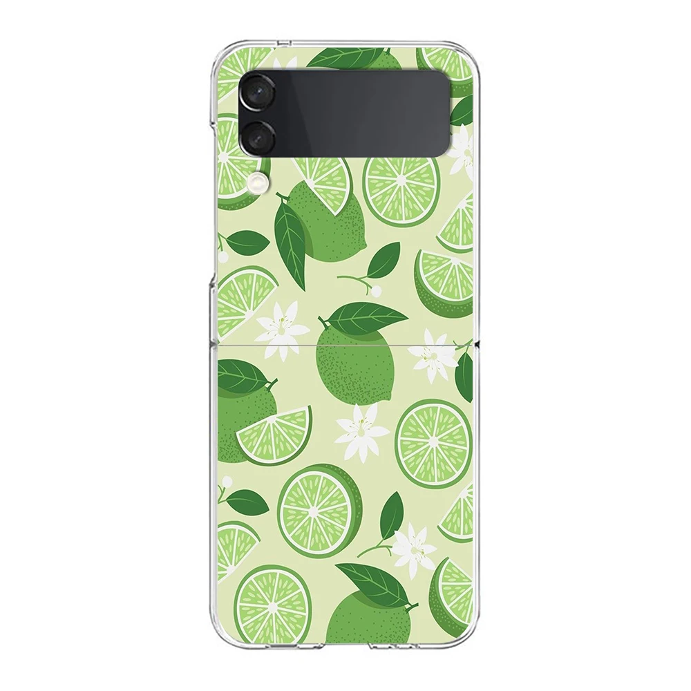 Fruit Lemon Shockproof Hard Folding Phone Case Cover