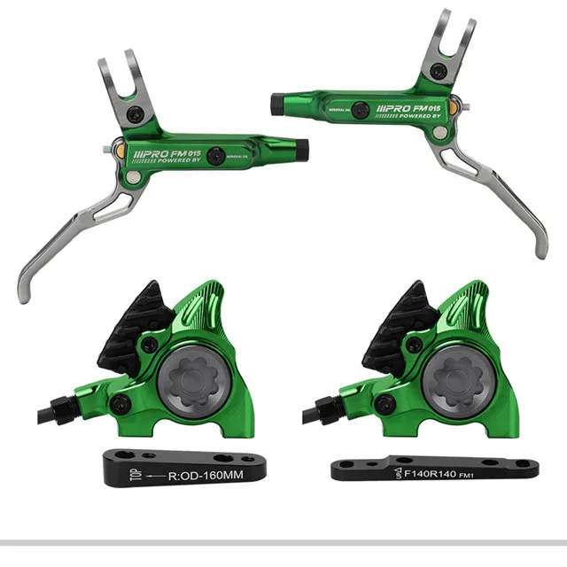 Iiipro 2ピストンロードバイク油圧ディスクブレーキキャリパーフラット