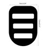 Q39B 5pcs Pocket Square Holder for Men Suits Pocket Square Folder Keeper 6