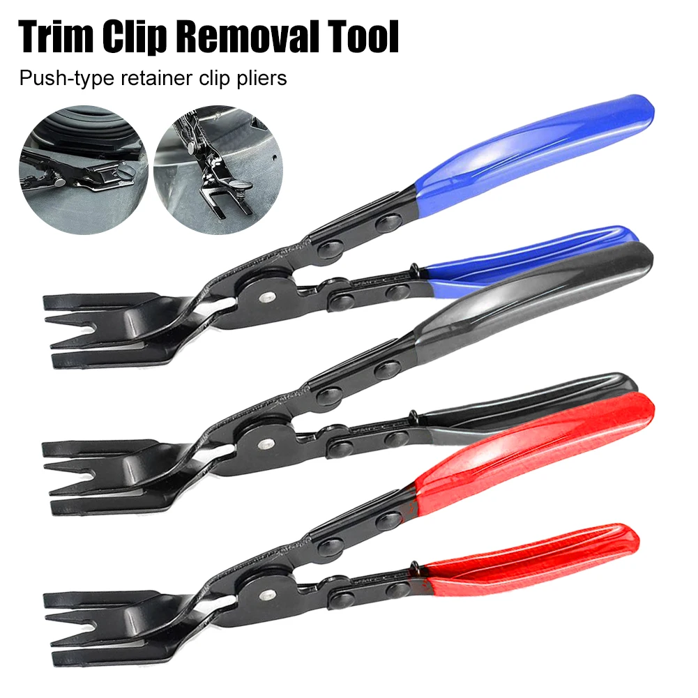 Car Trim Clip Remover Pliers Headlight Repair Door Panel Retainer Clip Remover Dashboard Panel Upholstery Remover Repair Tool