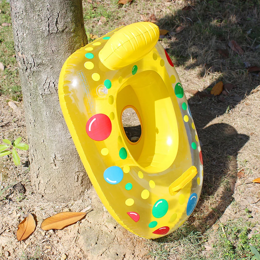 Inflatable Infant Kids Swimming Pool Rings with Handle Safety Baby Seat Float Swim Ring Water Toys for Kids