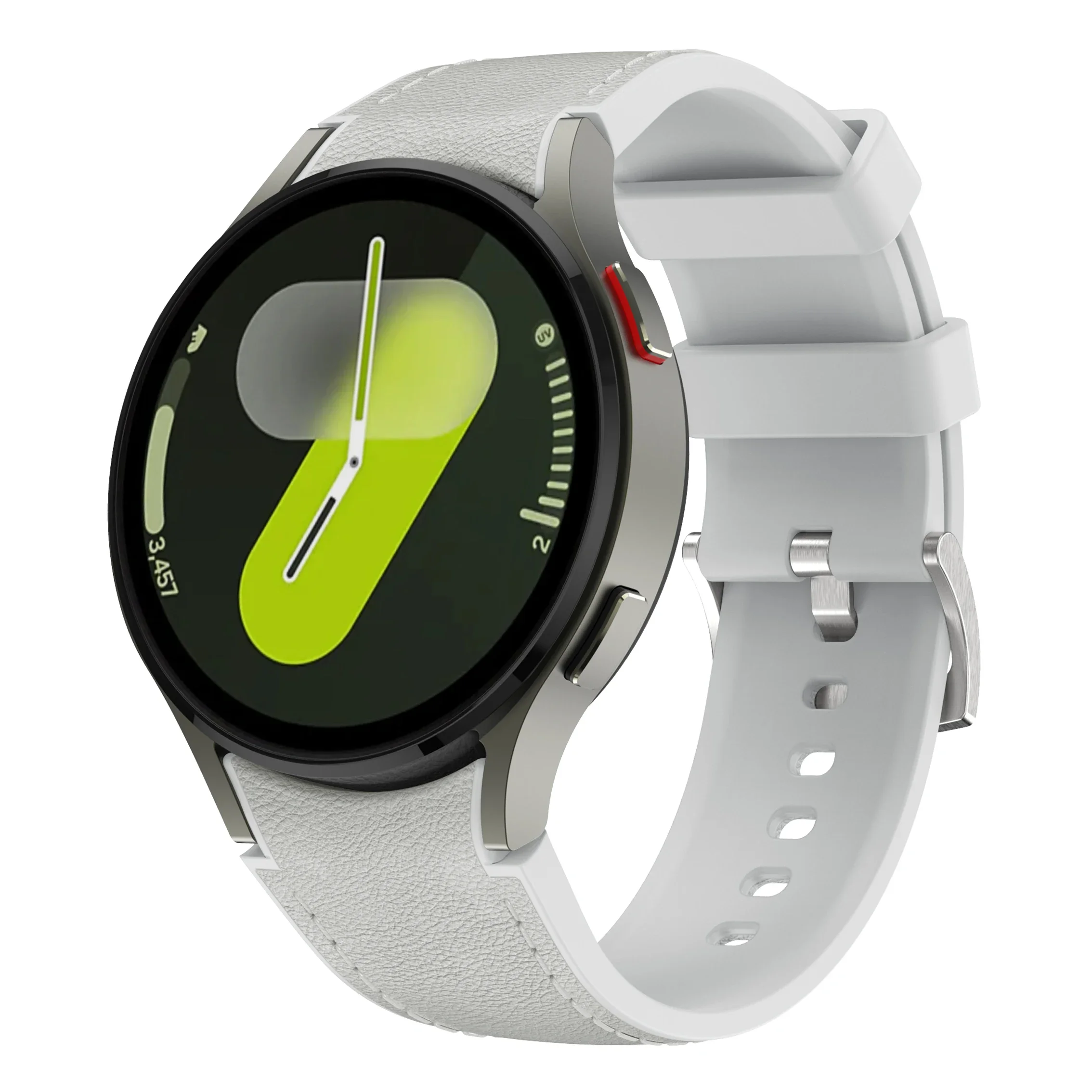 Premium Silicone-Leather Hybrid Wristband