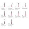 ANNAFRIS Fiber Tip Lash Tweezers Stainless Steel  Eyelash Extension Tweezers Precise fiber Anti-slip Tweezer Makeup Tools 2