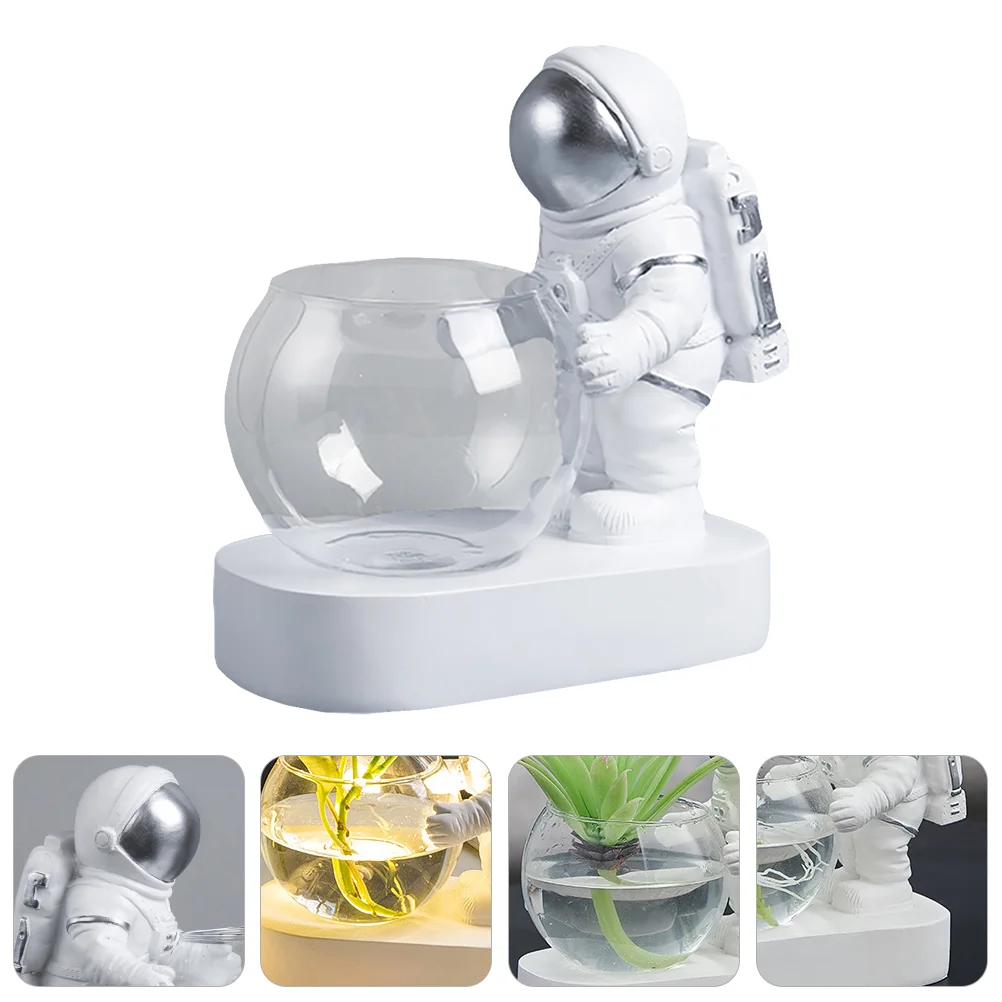 

Vase with Lights Christmas Favors Water Planter Decorate Home Glass Hydroponic Adornment Plastic Air Container Child Succulents