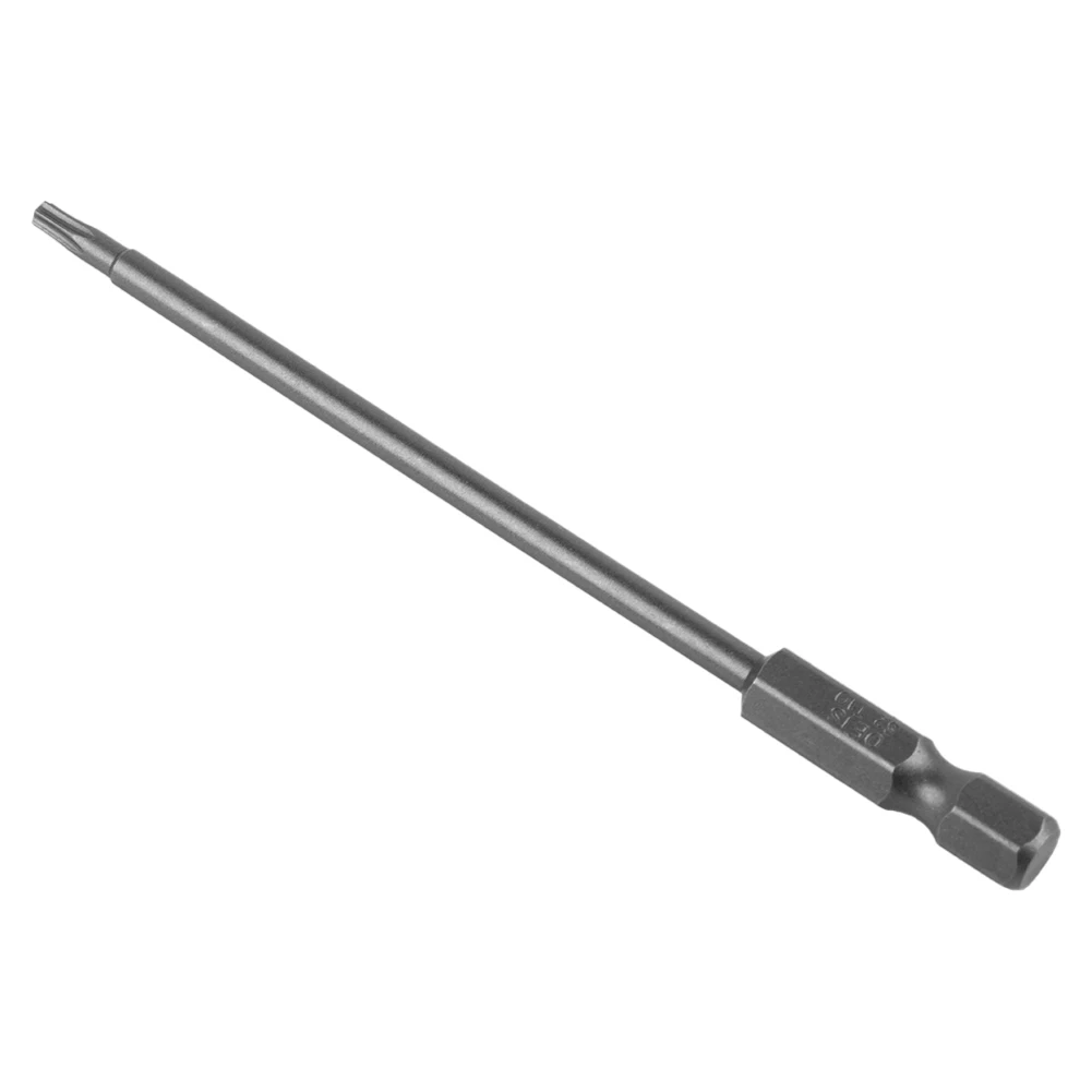 Sechskantschaft, Magnetkopf-Torx-Schraubendreher, Bit aus legiertem Stahl, 100 mm, T7/8/9/10/15/20/25/27/30/40, manipulationssicherer Stern für Sicherheit – Detail 37