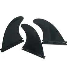 

3 Pcs/set Surfboard Fins G5 Thruster Fins FCS Fin System White/black/Beige Nylon Plastic Surf Fin Rudder Set Surfing Accs