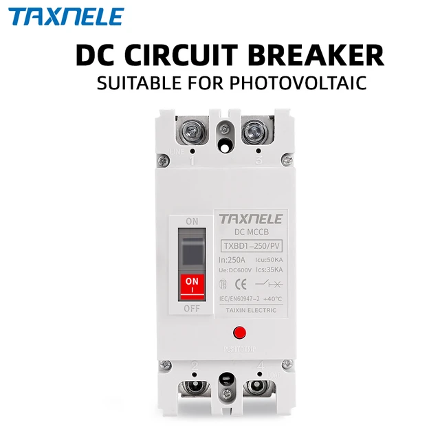 Solar Geformt Fall Dc-trennschalter MCCB Überlast Schutz Wechseln