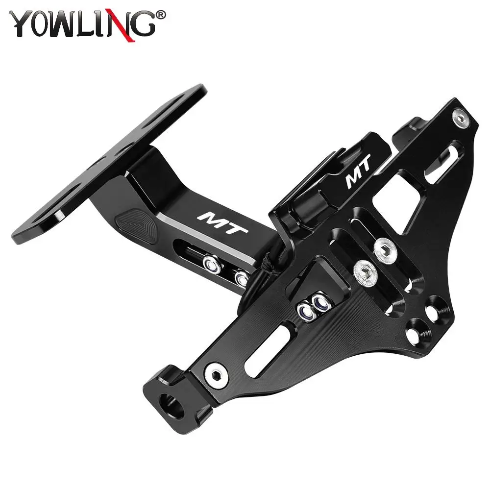 

Motorcycle Rear License Plate Mount Holder Turn Signal Lights For Yamaha MT 07 09 10 MT10 MT07 MT09 MT-09 MT03 MT25 MT125 MT10