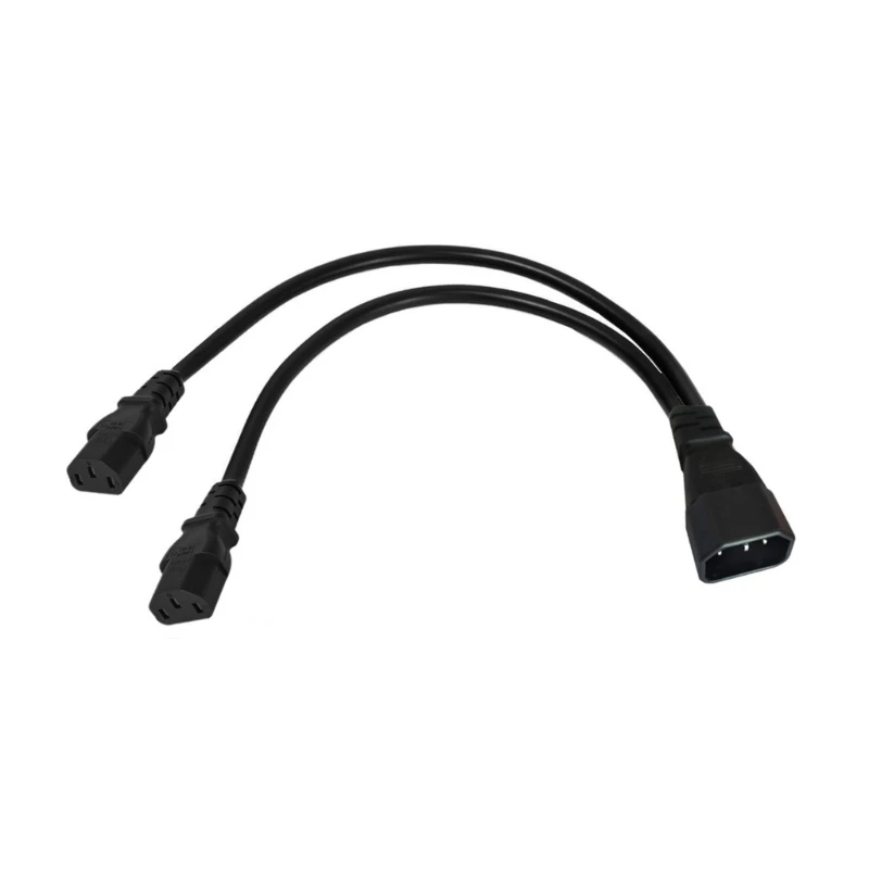 IEC 320 C14  ÷ 2xC13  й  ڵ C14 UPS  2  C13   ̺ 0.5m