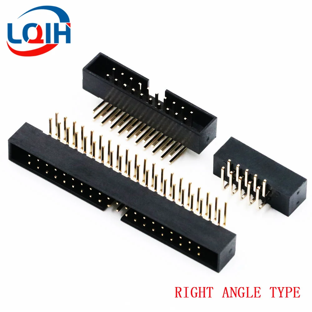 2.0mm Pitch FC 6/8/10/12/14/16/18/20/24/26/30/34/40/50Pin Female IDC Socket Connector Ribbon Cable DC3 Header Male Socket 10PCS