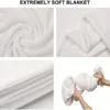 Soft Flannel Sofa Blanket TV Blanket, Soft and Warm Forest Mushroom Pattern Flannel Blanket - Great for home, travel and camping 6