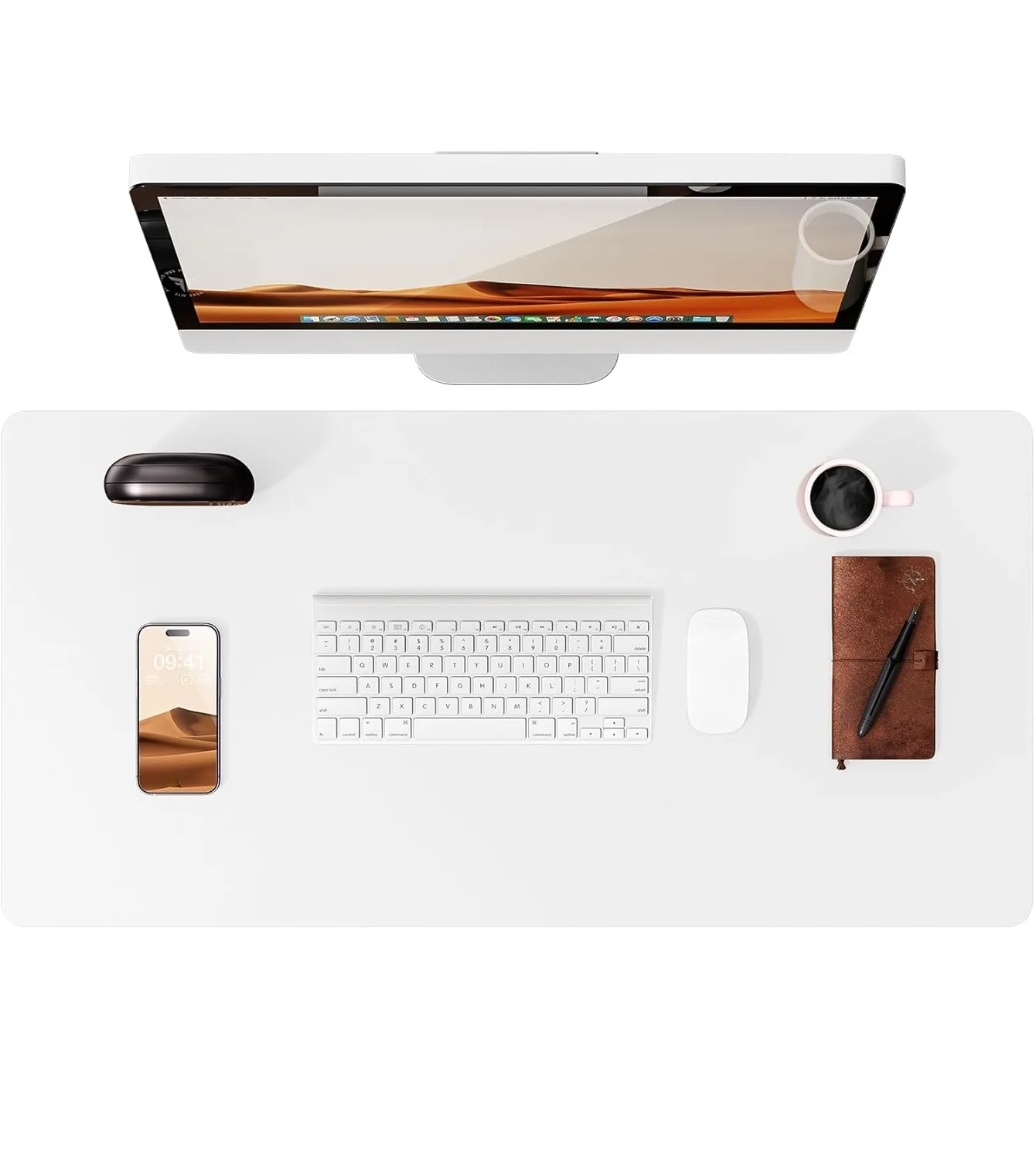 Premium Leather Desk Protector | Extra-Large Workspace Mat