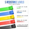 5PCS Resistance Bands Fitness Set Rubber Loop Bands Strength Training Workout Expander Yoga Gym Equipment Elastic Rubber Loop 3