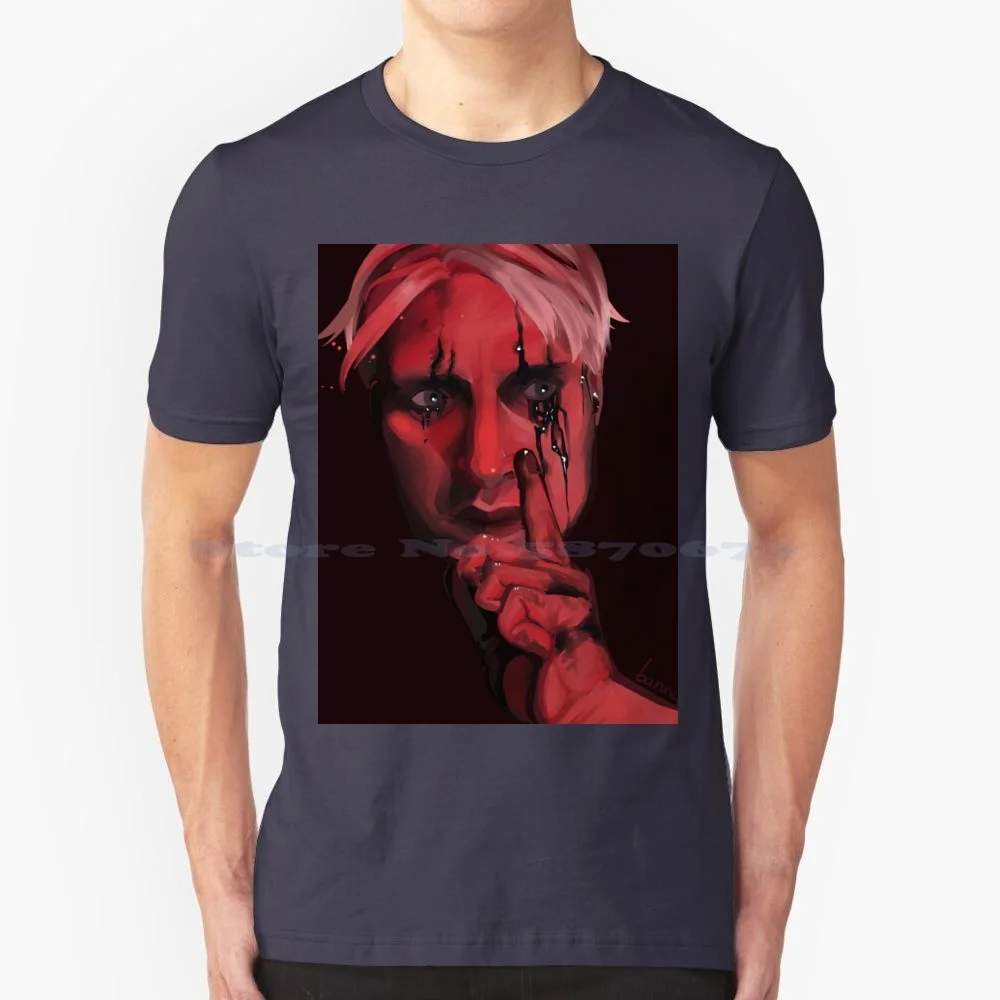 Maglietta Shhh 100% Cotone Tee Hideo Kojima Productions Death Stranding Ps4 Mads Mikkelsen