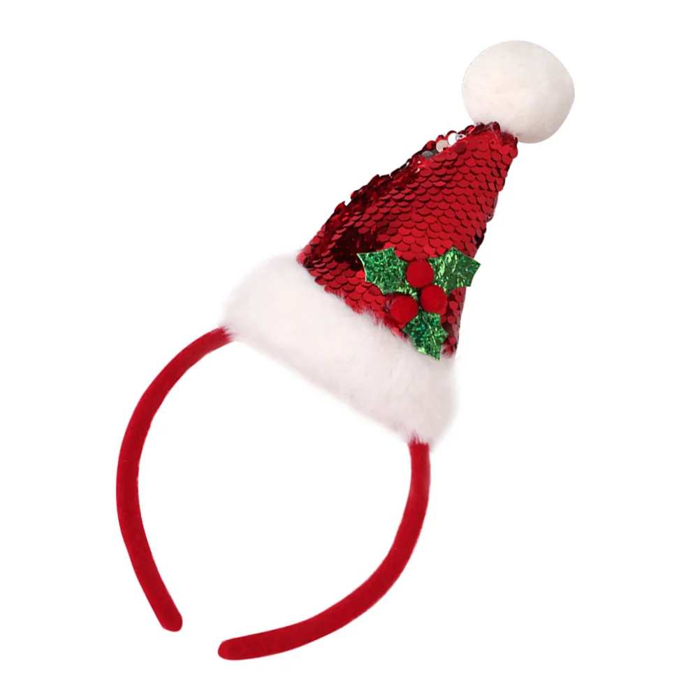 

Christmas Hat Headband Holiday Headwear for Kids Hair Accessories Fabric Headbands Girls