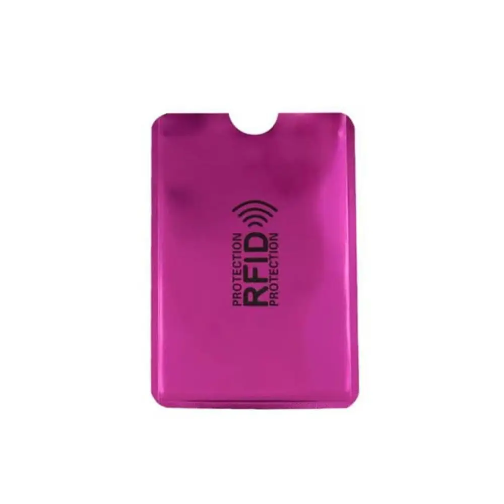 5pcs Colorful RFID Blocking Card Holder and Passport Protector Sleeves