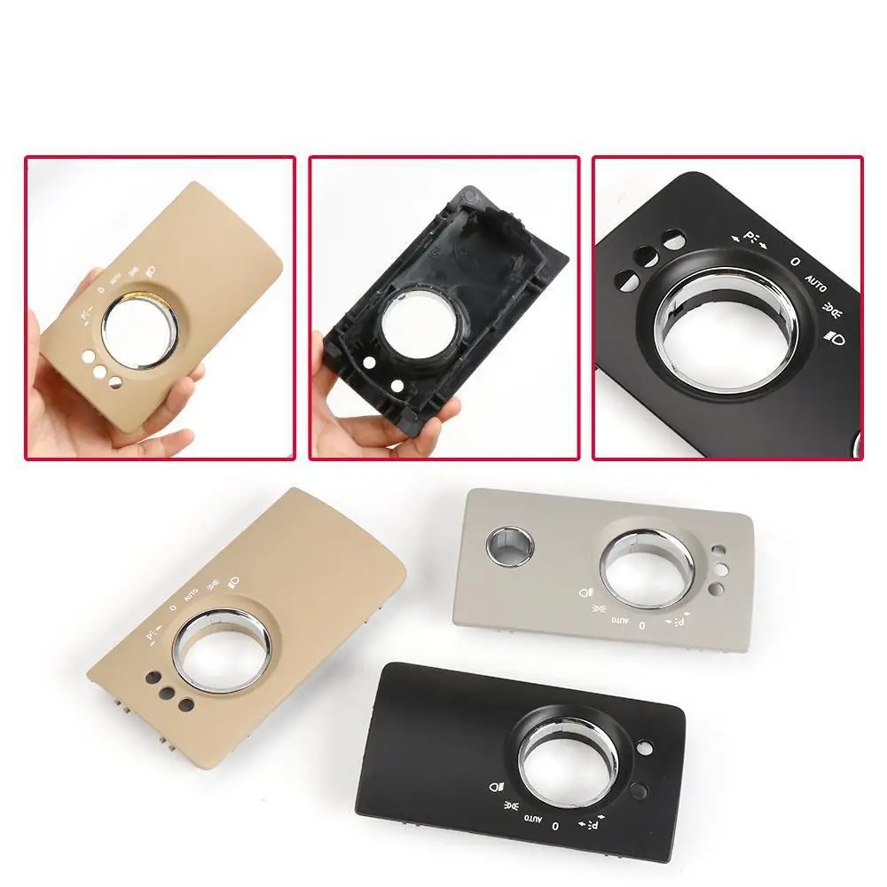 Interior Front Head Lamp Headlight Switch Button Panel Cover Replacement For Mercedes Benz W164 ML GL 300 350 450 500 2005-2011