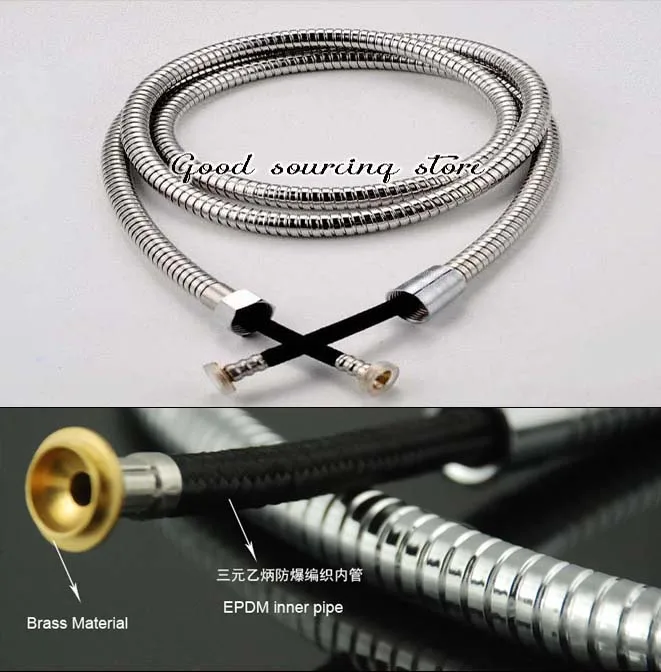 EPDM / PVC shower hose 1.5/2/3/4/5/10m shower pipe shower hose