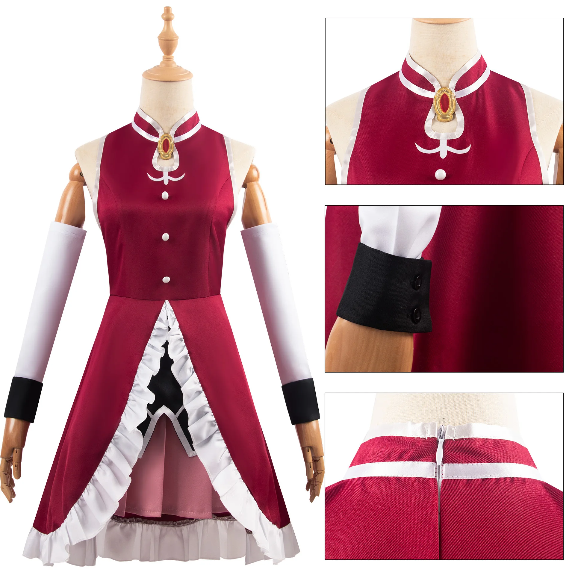 

Anime Puella Magi Madoka Magica Sakura Kyouko Cosplay Costume Adult Lolita Dress Uniform Suit Halloween Party Outfit