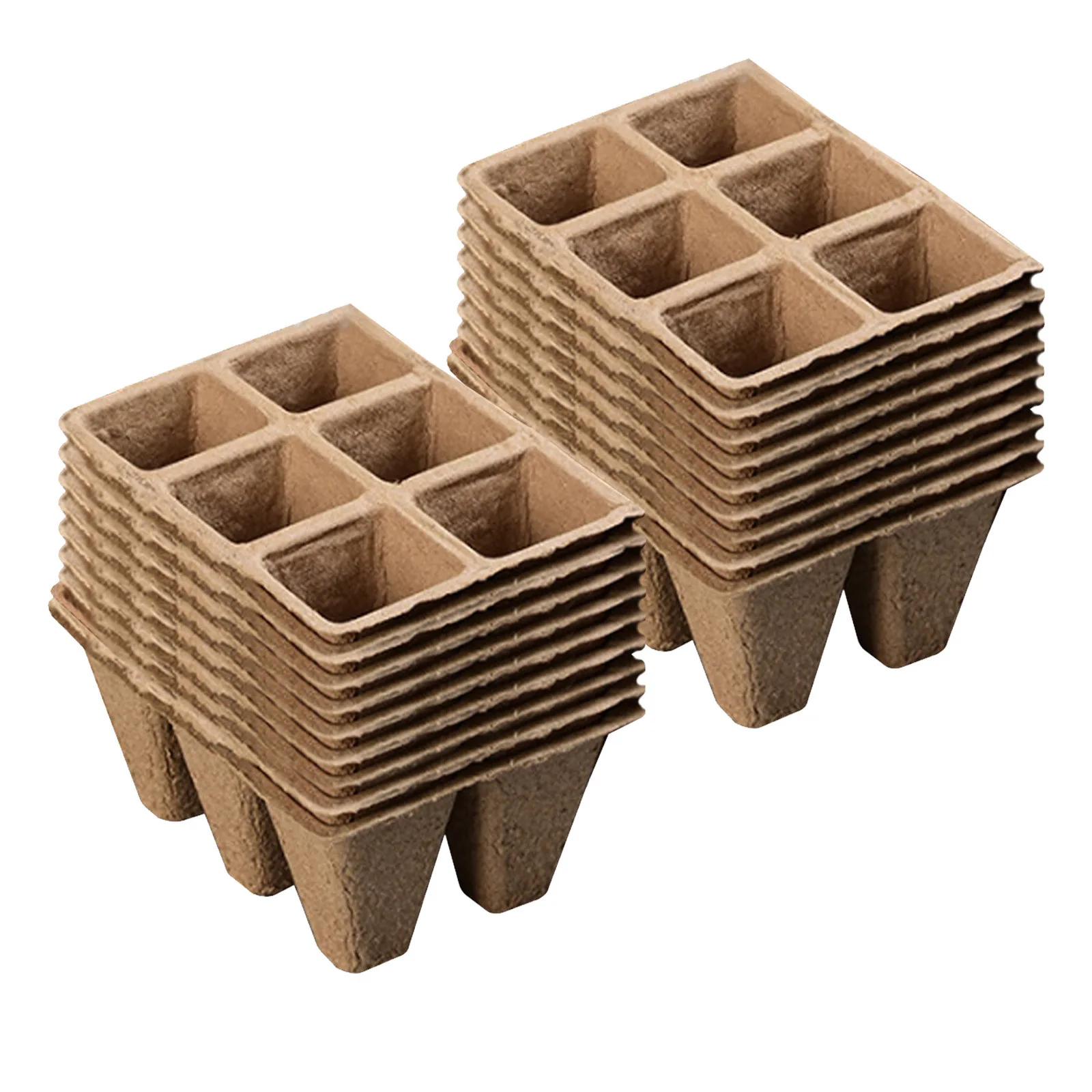 Seed Starter Tray 10/20Pcs Biodegradable Peat Pots