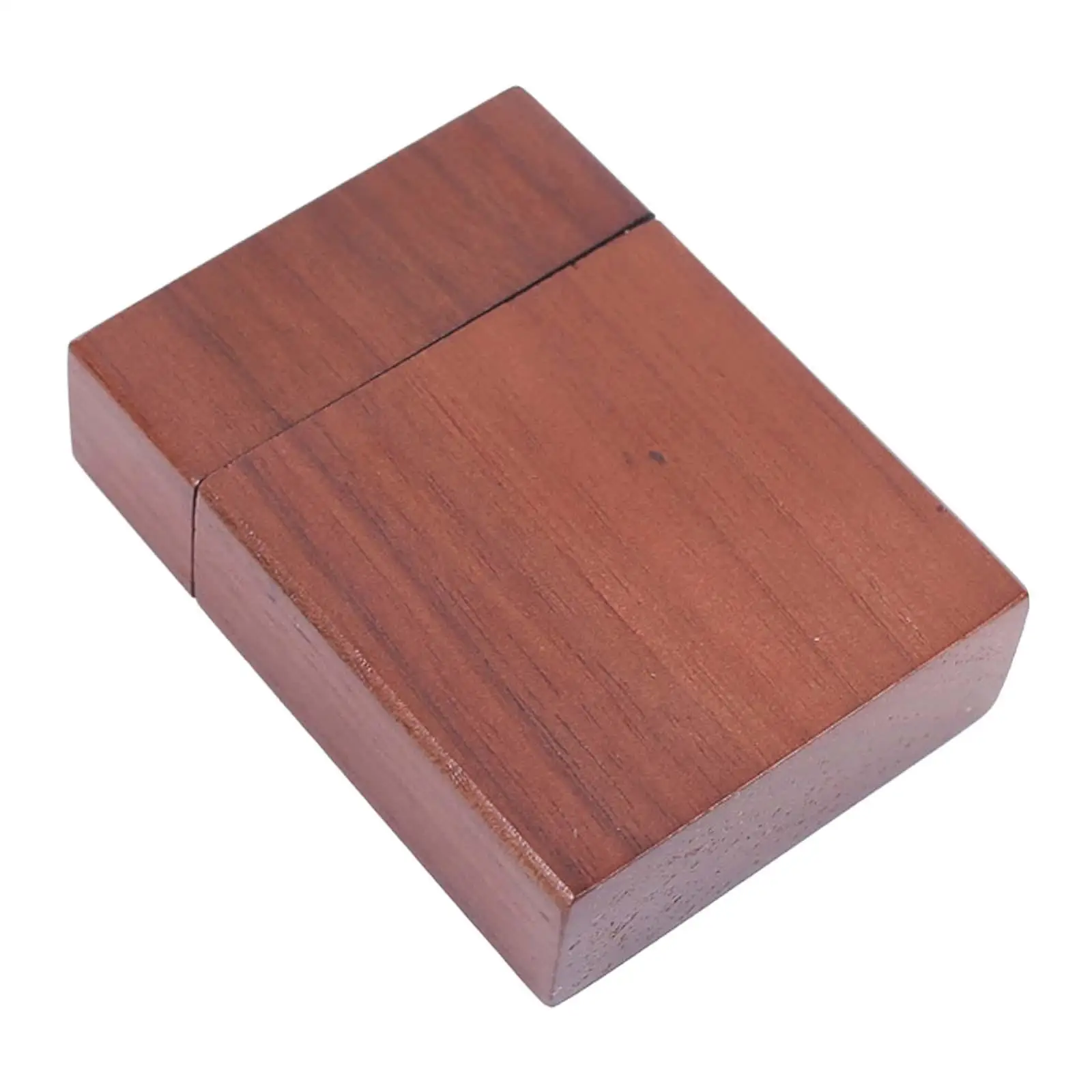 Wooden Guitar Picks Case Handicraft Magnetic Closure Durable Guitar Pick Box