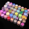 12colors/set Acrylic Powder 3in1Extendion/Dipping/Carving Scultpure Crystal Powder Nail Art Polymer Builder Manicure Dust 1