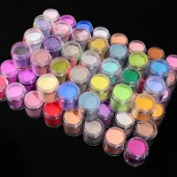 12colors/set Acrylic Powder 3in1Extendion/Dipping/Carving Scultpure Crystal Powder Nail Art Polymer Builder Manicure Dust 1