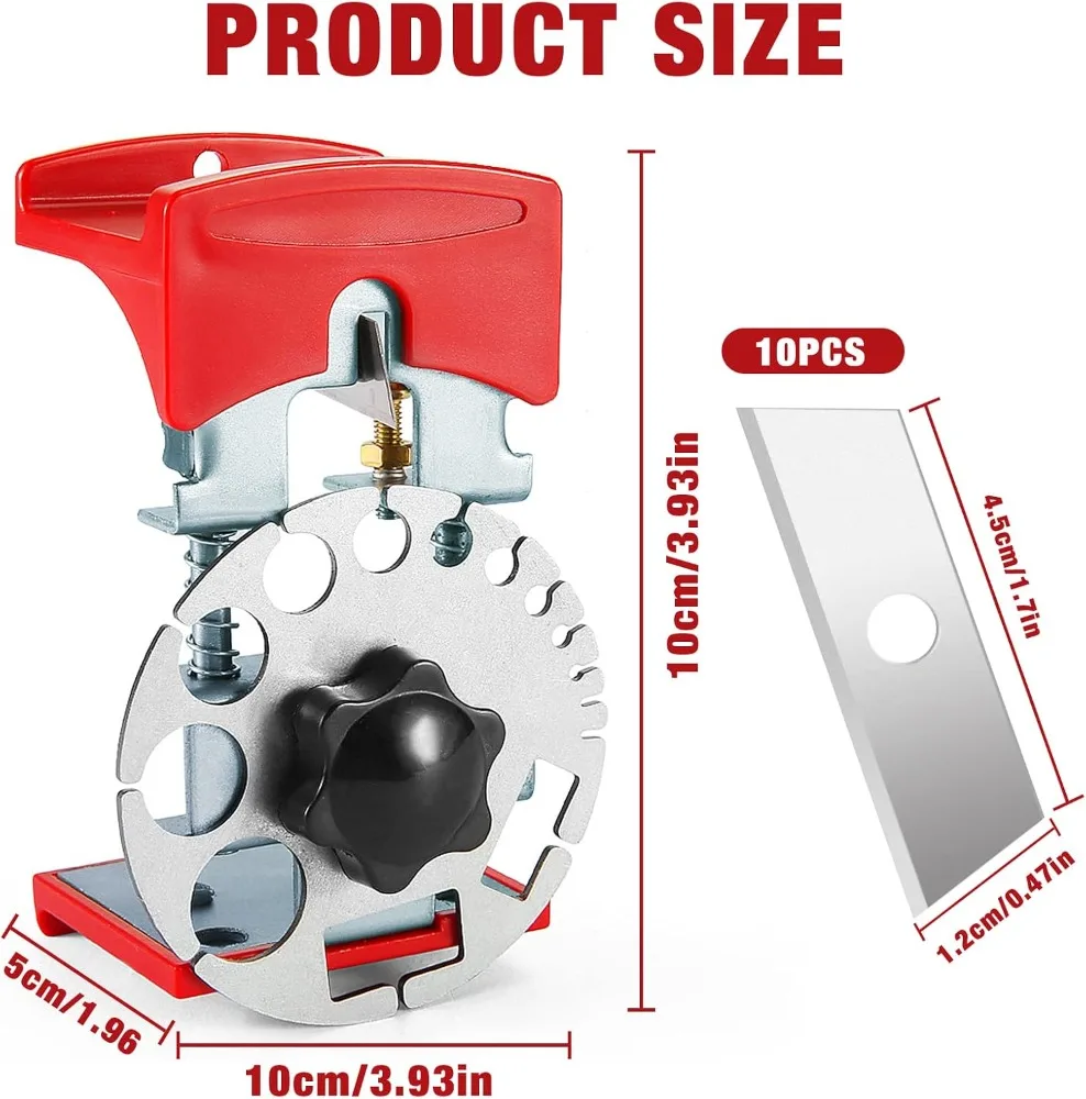 Description Picture 5 of itemUniversal Handheld Quick Wire Stripper Machine Cable Cutter Pliers Tool Cable Wire Stripping Machine with 10 Blades