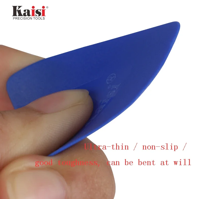 Kaisi 5Pcs 0.75mm Ultra-Thin Hard Plastic Scraper Mobile Phones Pry Opening Kits for IPad Tablets Teardown Repair Hand Tools Set