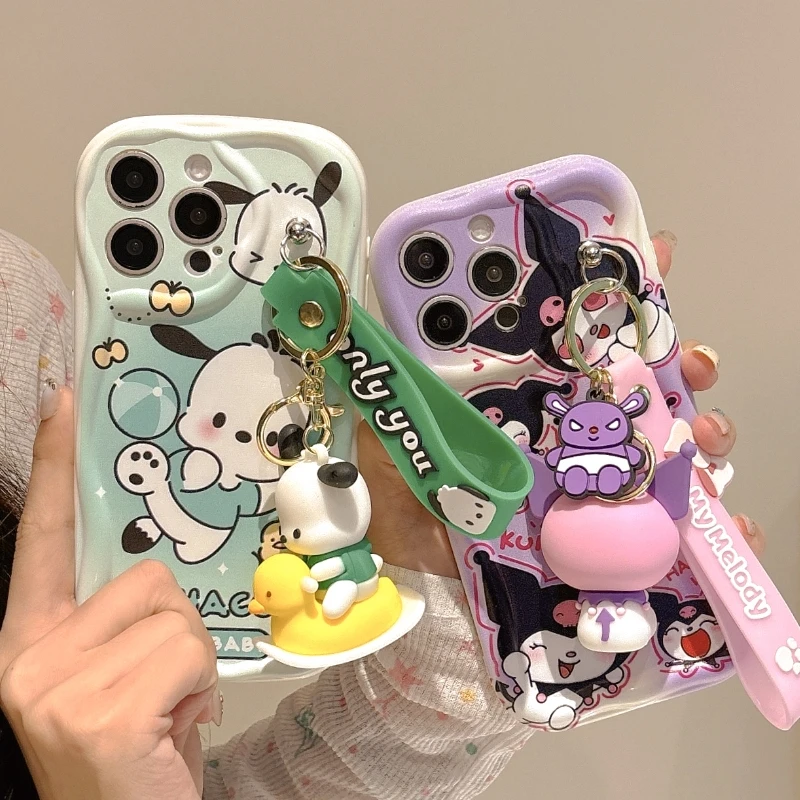 iPhoneアクセサリー CASETiFY KUROMI iPhone 16 Pro Max Sanrio Kuromi CASETiFY Puffy phone Case iphone 16 Pro MAX
